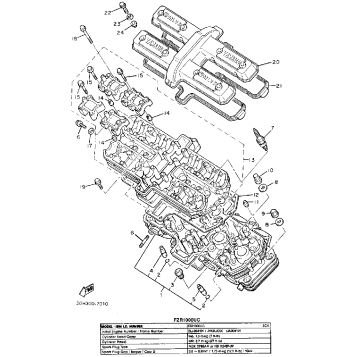 CYLINDER HEAD NONCALIFORNIA MODEL