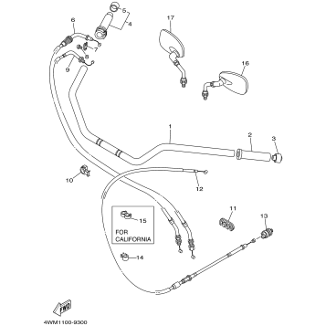 STEERING HANDLE CABLE