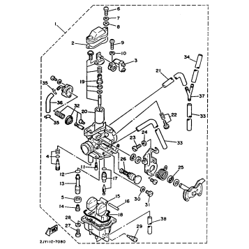 CARBURETOR NON CALIFORNIA MODEL