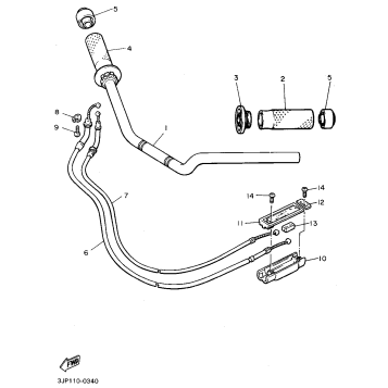 STEERING HANDLE CABLE