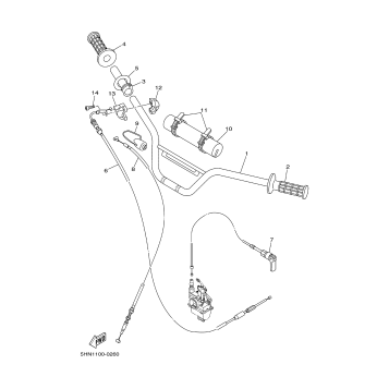 STEERING HANDLE CABLE