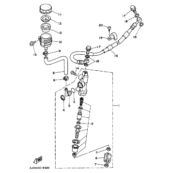 REAR MASTER CYLINDER