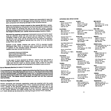 AUDIO WARRANTY SERVICE PG 2