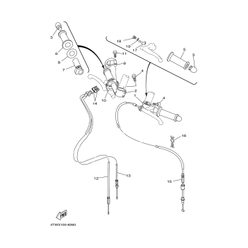 STEERING HANDLE CABLE
