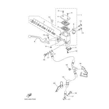 FRONT MASTER CYLINDER