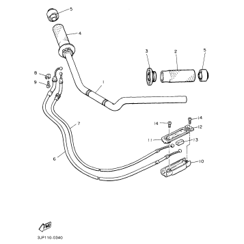 STEERING HANDLE CABLE
