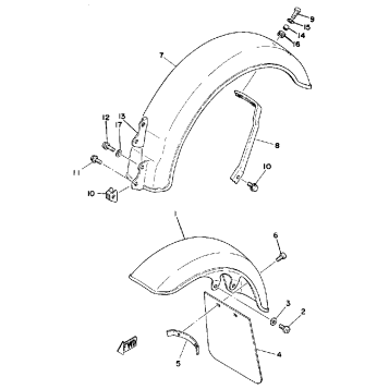 FRONT FENDER-REAR FENDER