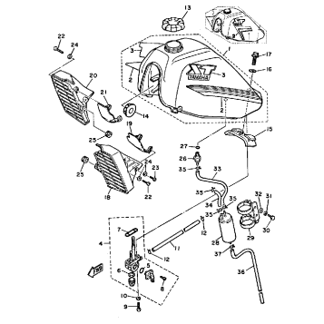 FUEL TANK XT600LC - NC