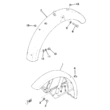 FRONT FENDER - REAR FENDER