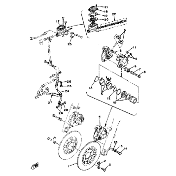 DOUBLE DISC BRAKE OPTIONAL PARTS