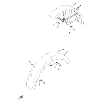 FRONT FENDER REAR FENDER