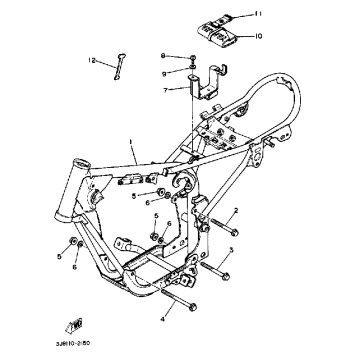 FRAME - TOOL DT80H - J - K