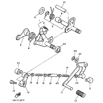SHIFT SHAFT PEDAL