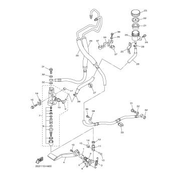 REAR BRAKE MASTER CYLINDER