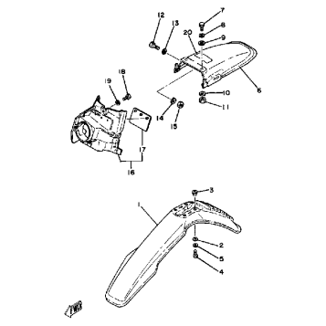 FRONT FENDER - REAR FENDER