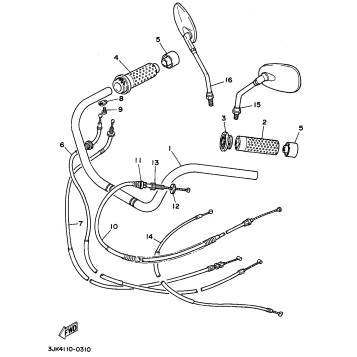STEERING HANDLE CABLE