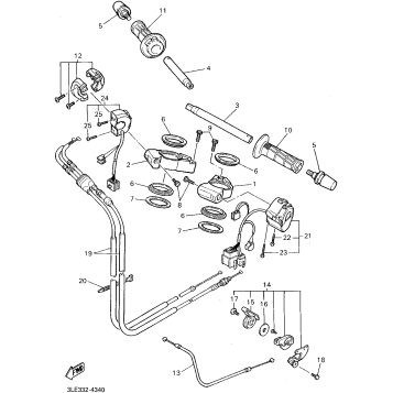 STEERING HANDLE CABLE