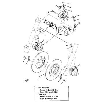 FRONT DISC BRAKE - CALIPER