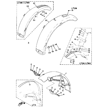 FRONT FENDER REAR FENDER