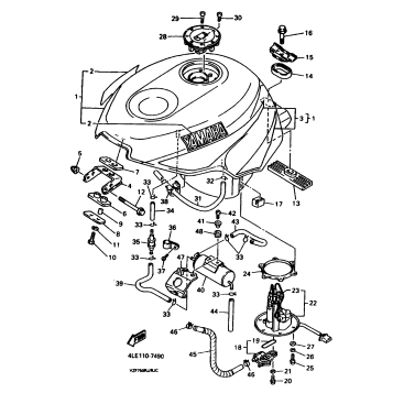 FUEL TANK CALIFORNIA ONLY