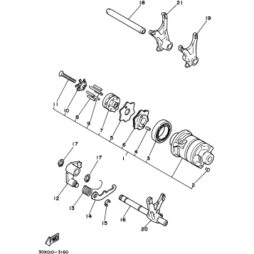 SHIFT CAM - SHIFT FORK