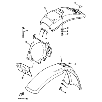 FRONT FENDER - REAR FENDER