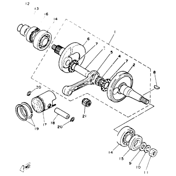 CRANKSHAFT PISTON