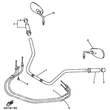 STEERING HANDLE CABLE