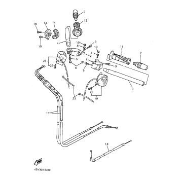 STEERING HANDLE CABLE
