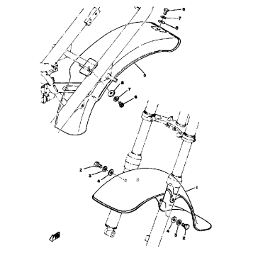 FRONT FENDER-REAR SUSPENSION
