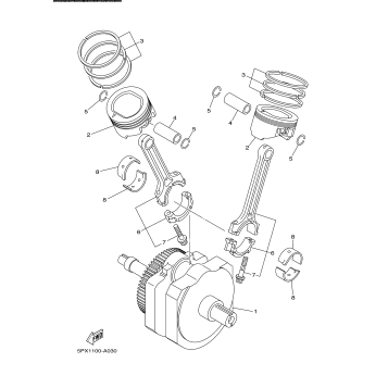 CRANKSHAFT PISTON