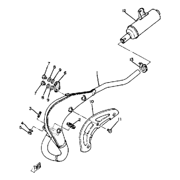 EXHAUST-YZ60H - J - K