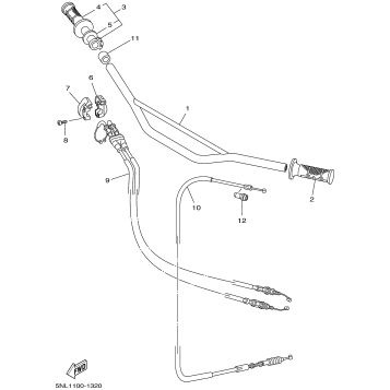 STEERING HANDLE CABLE