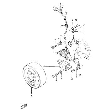 FLYWHEEL MAGNETO YG5S