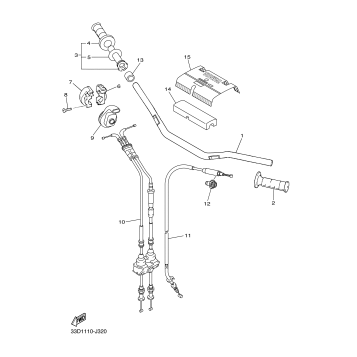 STEERING HANDLE CABLE