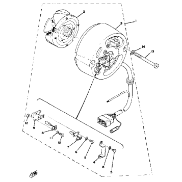 AC GENERATOR XS650D E E006501~ F