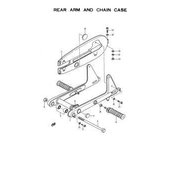 REAR ARM AND CHAIN CASE
