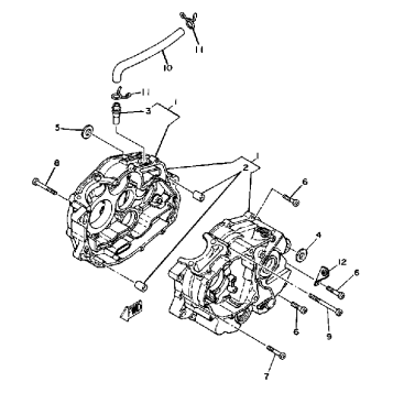 CRANKCASE XT200K - KC