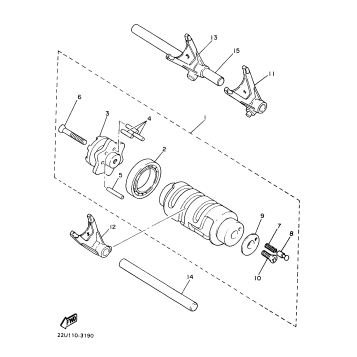 SHIFT CAM SHIFT FORK