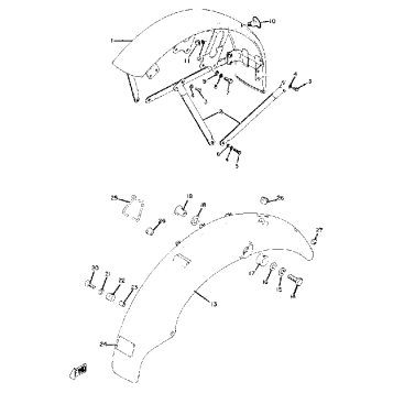 FRONT FENDER REAR FENDER