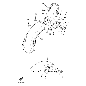 FRONT FENDER REAR FENDER