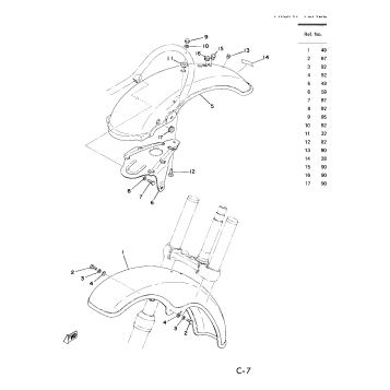 FRONT FENDER - REAR FENDER