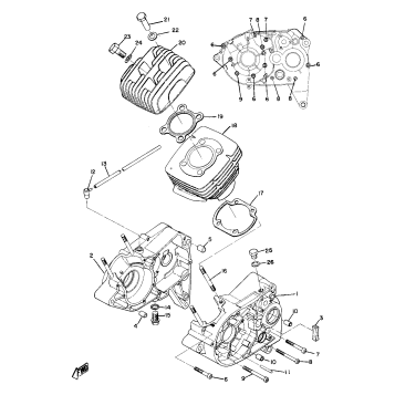 CYLINDER - CRANKCASE