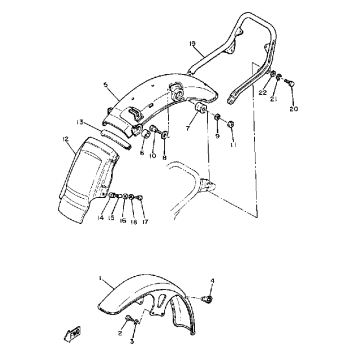 FRONT FENDER REAR FENDER