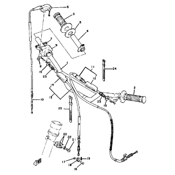 HANDLEBAR CABLE YZ250G