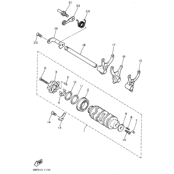 SHIFT CAM SHIFT FORK