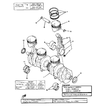 CRANKSHAFT - PISTON