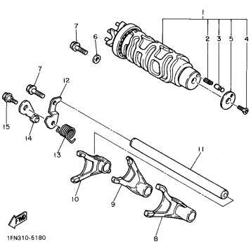 SHIFT CAM SHIFT FORK
