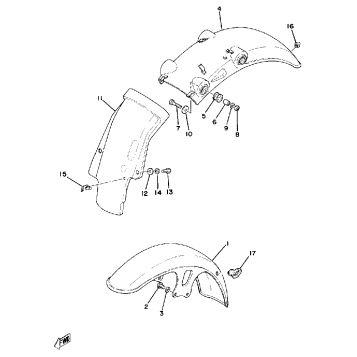 FRONT FENDER-REAR FENDER