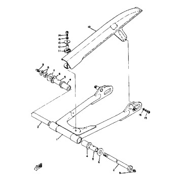 REAR ARM - CHAIN CASE